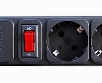 Сетевой фильтр SP-530 (3м 5 розеток) черный