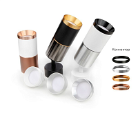 Коннектор для светильника D70+D70 A2072 ЗНП золото желтое полиров. сн/пр