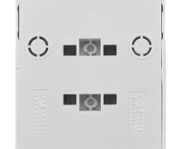 Розетка 2-местная 16А с заземлением EKF EGR16-128-10