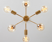 Люстра 70058/6 золото сн/пр