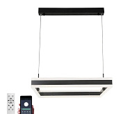 Люстра светодиодная "STELLA" 100W S-APP-500x500x1200-BLACK/WHITE-220-IP20