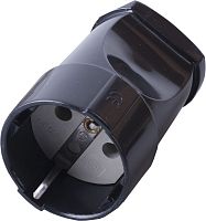 Розетка переносная 1-место с/з&nbsp;&nbsp;250B 16A IP20 черная STEKKER PST16-40-200