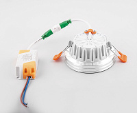 Светильник встраиваемый 7W 4000K белый AL612 сн/пр