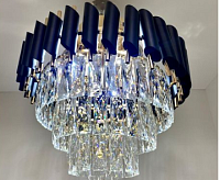 Люстра 1772/9+6 CR+BK