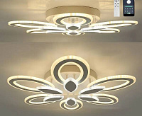 Люстра светодиодная "Aurora double" 120W 6F-APP-660x105-WHITE/WHITE-220-IP20