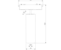Flat Magnetic Трековый светильник 18W 4000K Arcos черный