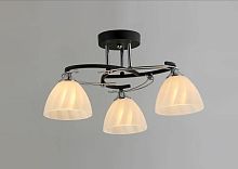 Люстра металл 2007/3 BK+CH 