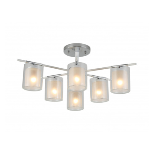 Люстра 07389/6 CHROME+WHITE Люстра 07389/6 CHROME+WHITE