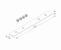 Slim Magnetic Соединительная планка для шинопровода в натяжной потолок 85222/00