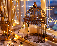 Гирлянда бытовая электрическая нить/мульти 400-002