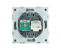 Эмили Розетка TV + компьютерная RJ-45, антрацит, RST00-5106-09