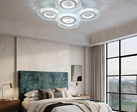 Люстра светодиодная D032/4+1 WT