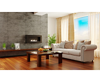 Биокамин BFP/W-90  Black 400 х 150 х 900 мм