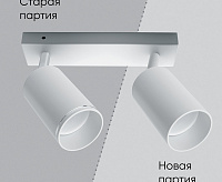 Светильник настенно-потолочный под лампу 2*GU10, белый ML202