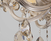 Люстра металл 10098/8 серебро/тонированный хрусталь