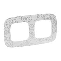 Valena ALLURE Рамка 2-ная универсальная&nbsp;&nbsp;хром 754342