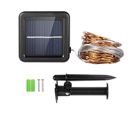 Гирлянда солнечная Фаzа SLR--G03-200Y желт 200LED