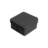 Коробка распределительная (80х80х40) 8 вводов,IP67 черная EBX40-48-67