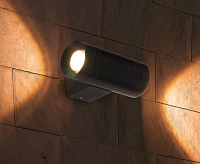 Настенный светодиодный светильник 1605 TECHNO LED SOKAR  графит IP54 сн/пр