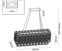 Люстра  ODL22 4989/10