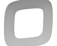 Valena ALLURE Рамка 1-ная универсальная алюм 754391