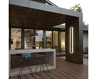 Светильник светодиодный уличный 30W 230V 4000K черный IP54 DH2002