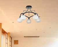 Люстра Escada 028/5PL Black/White