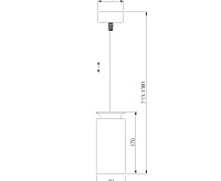 Светильник светодиодный DLS021 9+4W 4200K белый матовый/серебро