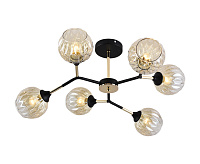Люстра SF3367/6C-BK-FGD-AM