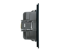 Мия Розетка TV, черный бархат, RST00-3108-05