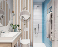 Интерьерная рейка из вспененного полистирола 30*20*2700мм Ясень серый