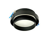 Светильник встраиваемый GX53 DL508 15W черный, круг