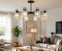 Люстра&nbsp;&nbsp;07564/8 BLACK