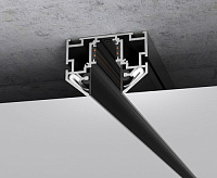 Slim Magnetic Шинопровод в натяжной потолок (черный) (2м) 85204/00