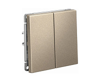 ArtGallery Переключатель 2-кл&nbsp;&nbsp;шампань GAL000565