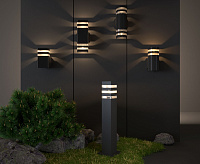 Cветильник ландшафтный 1550 TECHNO LED чёрный IP54