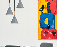 Подвесной светильник SLE1255-433-03 черный/серый