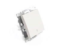 Катрин Переключатель 1-кл белый GLS10-7105-01