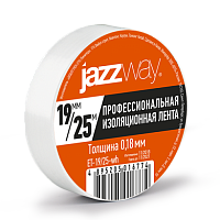 Изолента Jazzway 19/25 белая