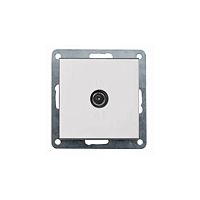 LK80 Розетка TV с накладкой белый 845104/865100