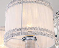 Люстра металл 10099/8 хром/прозрачный хрусталь сн/пр