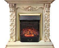 Портал Adriana сланец бежевый под классический очаг