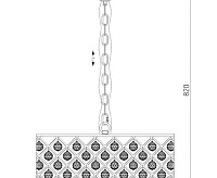 Люстра металл 307/5 сн/пр