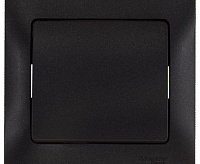 GLOSSA Выключатель 1-кл антрацит GSL000711