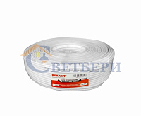 Кабель для видеонаблюдения КВК-В 2х0,50 белый 01-4012 сн/пр