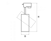 218226 Светильник для 1-фазного трека FUOCO LED 20W 2000/2070/2150LM БЕЛЫЙ (в комплекте) сн/пр