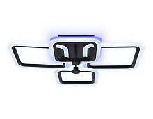 Люстра светодиодная FA531/2+2  BK 105W черный  сн/пр