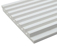 Панели 3D RAIL EAST из вспененного полистирола Галс 2700х120х12 мм Белая