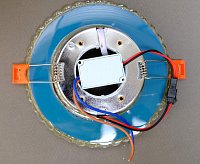 Светильник с подсветкой GX53 CD4037 15W 4000К прозрачный хром сн/пр