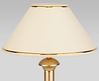 Настольная лампа с абажуром 60019/1 золото